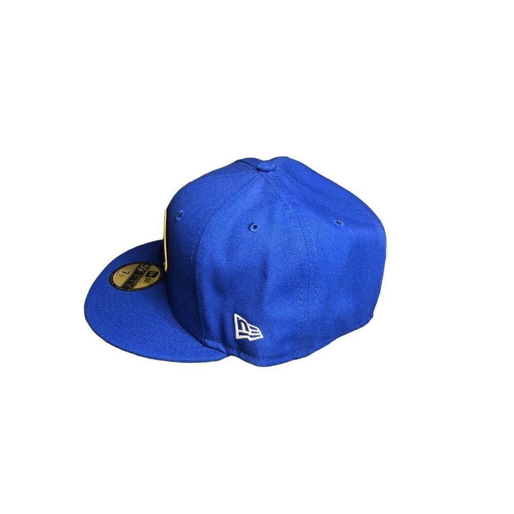 New Era Golden State Warriors Pop Citrus 59FIFTY Fitted Cap Hat Size 7 3/4 - Picture 4 of 5